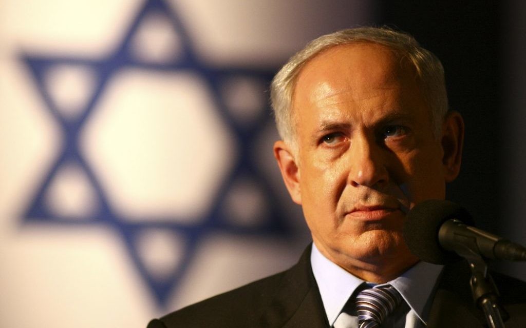 Le Premier ministre Benjamin Netanyahu à l'université hébraïque de Jérusalem, le 28 juillet 2009. (Crédit : Abir Sultan/Flash90)