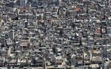 Le camp de réfugiés bondé de Balata, près de Naplouse. Balata est le plus grand camp de réfugiés en Cisjordanie et accueille environ 30 000 personnes. (Crédit : Nati Shohat/Flash90)