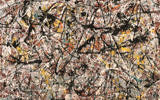 'Mural on Indian Red Ground', de Jackson Pollock. (Crédit : Wikipedia/Usage loyal)