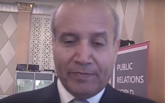 Abdulrahman Al-Rashed, important journaliste saoudien. (Crédit : capture d'écran YouTube) Abdulrahman Al-Rashed, important journaliste saoudien. (Crédit : capture d'écran YouTube)