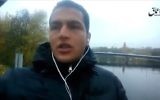 Anis Amri, suspect principal de l'attentat du marché de Noël de Berlin, prête allégeance à l'Etat islamique dans une vidéo publiée après sa mort, en décembre 2016. (Crédit : capture d'écran YouTube)
