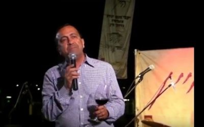 Moshe Dadon, président du Conseil régional de Mateh Yehuda. (Crédit : capture d'écran YouTube)