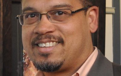 Keith Ellison,  élu à la Chambre des Représentants en novembre 2006 dans le cinquième district du Minnesota. (Crédit : Facebook)