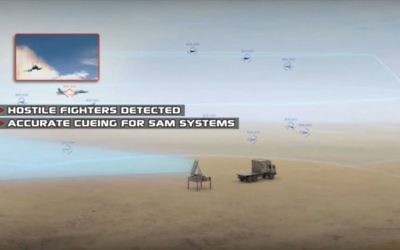 Présentation par l'IAI du radar ELM 2084 MMR dont 8 exemplaires ont été vendus à la République tchèque, en décembre 2016. (Crédit : capture d'écran YouTube)