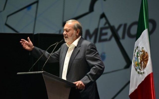 Carlos Slim Hélu prononce un discours d'ouverture à l'Aldea Digital, à Mexico City, le 16 mars 2013. (Crédit : CC BY ITU Pictures, Flickr)
