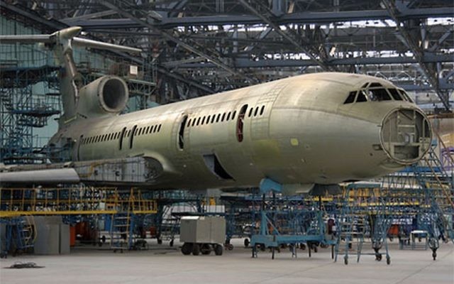 Un avion militaire russe Tu-154. Illustration. (Crédit : Fyodor Borisov/CC BY-SA/Wikipedia)