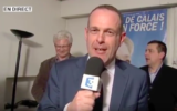 Steeve Briois, maire FN d'Hénin-Beaumont sur les résultats de son parti en Pas-de-Calais (Crédit : capture d'écran YouTube)