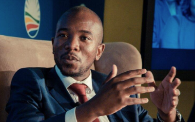 Mmusi Maimane, chef du parti sud-africain de l’Alliance démocratique. (Crédit : Facebook)
