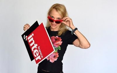 Laure Adler, journaliste et écrivain française. (Crédit : Christophe Abramowitz/Radio France)