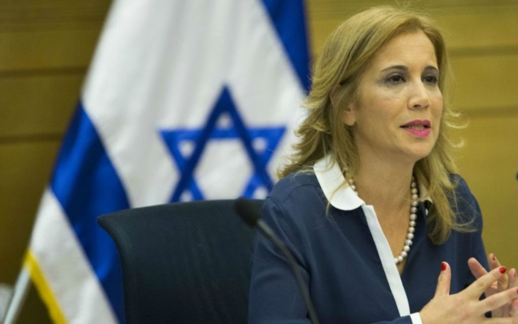Aliza Lavie en réunion de la commission sur le Statut des femmes à la Knesset, le 3 septembre 2014. (Crédit : Noam Revkin Fenton/Flash90)