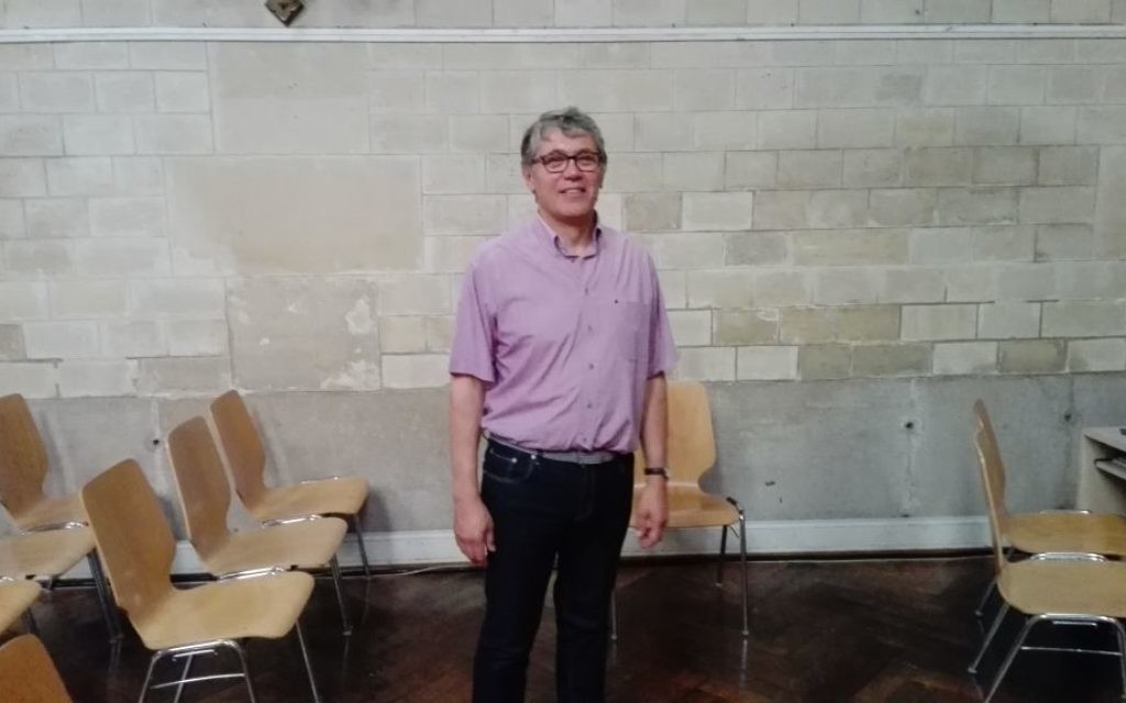 Xavier Darrieufort, directeur général de Ebenezer, une association protestante qui aide les Juifs à faire leur alyah (Crédit: Arthur Lancry) Xavier Darrieufort, directeur général de Ebenezer, une association protestante qui aide les Juifs à faire leur alyah (Crédit: Arthur Lancry)