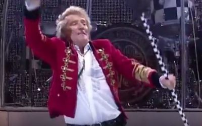 Le rockeur écossais Rod Stewart en concert. Illustration. (Crédit: capture d'écran YouTube)