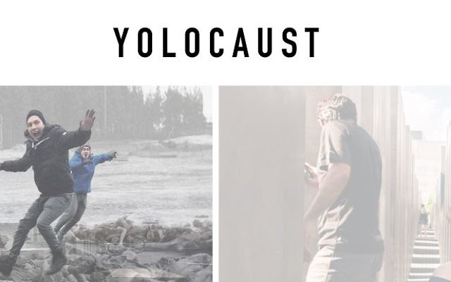 Yolocaust est un projet de Shahak Shapira, un artiste israélien ayant réalisé une oeuvre choc sur le Mémorail de Berlin (Crédit: capture d'écran/Yolocaust.de) Yolocaust est un projet de Shahak Shapira, un artiste israélien ayant réalisé une oeuvre choc sur le Mémorail de Berlin (Crédit: capture d'écran/Yolocaust.de)