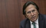 Alejandro Toledo, président du Pérou entre 2001 et 2006, pendant une conférence à Washington, D.C., le 17 juin 2016. (Crédit : Mandel Ngan/AFP)
