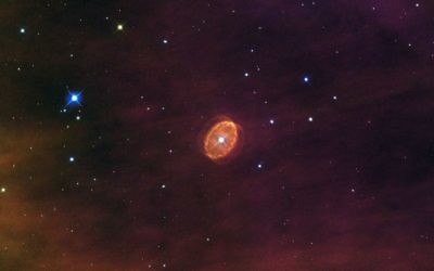 "Une étoile prête à exploser", la nébuleuse SBW1 entoure une étoile bleue géante dans la nébuleuse Carina. Illustration. (Crédit : ESA/Hubble/CC BY 3.0/WikiCommons)