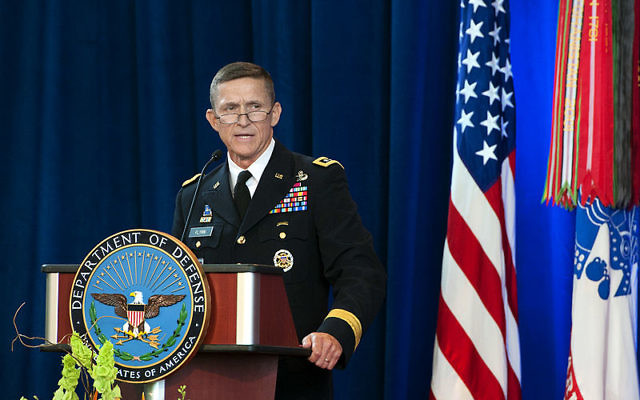 Michael T. Flynn en 2012 (Crédit : domaine public)
