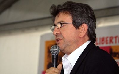 Jean-Luc Mélenchon à la Fête de l'Humanité, en 2008. (Crédit : CC BY 2.0)