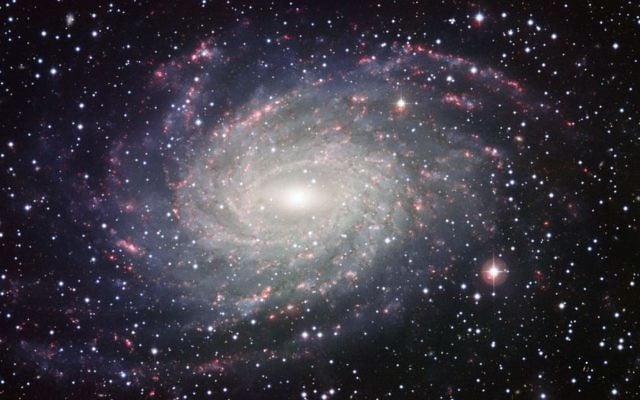 Une photographie de la galaxie NGC 6744, qui ressemblerait à notre Voie lactée (Crédit : CC BY, ESO / Wikimedia) Une photographie de la galaxie NGC 6744, qui ressemblerait à notre Voie lactée (Crédit : CC BY, ESO / Wikimedia)