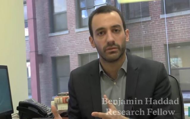 Benjamin Haddad, chercheur à Washington, rejoint En Marche (Crédit: capture d'écran/Youtube)