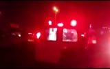 Scène d'un double homicide dans la zone industrielle de Kafr Qassem, le 5 février 2017. (Crédit : capture d'écran YouTube)