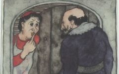 Une peinture d'Erich Klahn. (Crédit : capture d'écran YouTube)