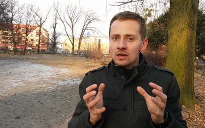 Jacek Międlar, ancien prêtre polonais antisémite. (Crédit : capture d'écran YouTube)