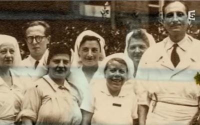 Les médecins juifs de l'hôpital Rothschild ont organisés le sauvetage de nombreux enfants juifs (Crédit: capture d'écran/Youtube/France 5)