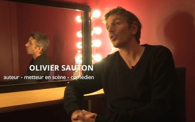 L'acteur Olivier Sauton présente de plates excuses après une séries de tweets antisémites (Crédit: capture d'écran Youtube)