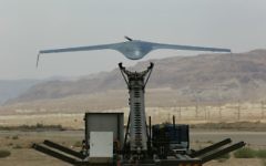 Le drone BirdEye650D des IAI, système de collecte de renseignement, vendu à un pays d'Amérique latine. (Crédit : autorisation)