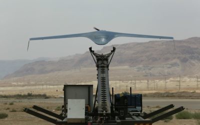 Le drone BirdEye650D des IAI, système de collecte de renseignement, vendu à un pays d'Amérique latine. (Crédit : autorisation)