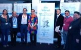 L'ambassadeur François Zimmeray, Roman Kogan directeur de Limmud FSU et l'archevêque Alexander Winogradsky Frenkel encadrent les organisteurs de Limoud France (Crédit: Albert OUAZANA)