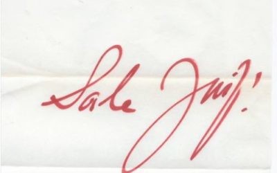 Une lettre antisémite adressée en 1958 à Mendès-France, mise en ligne par son petit-fils, Trsitan (Crédit: capture d'écran Twitter/ Tristan M.F.)