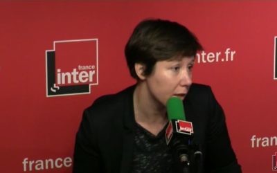 Les journalistes Mathias Destal et Marine Turchi (photo) ont enquêté  sur les réseaux qui gèrent le financement du FN (Crédit: capture d'écran Dailymotion/France-Inter)
