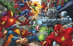 Illustrations de personnages Marvel (Crédit : Flikr/Public Domain)