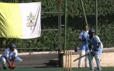L'équipe de cricket du Vatican en 2013. (Crédit : capture d'écran YouTube)