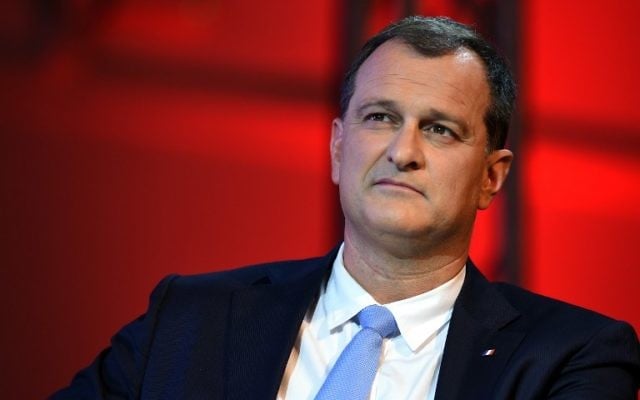 Louis Aliot, vice-président du Front national, à Nîmes, en décembre 2015. (Crédit : Pascal Guyot/AFP)
