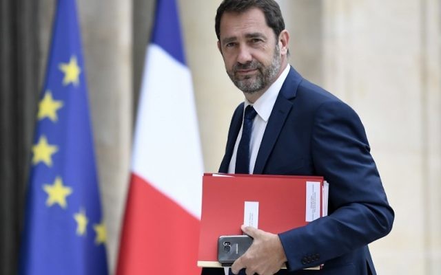 Christophe Castaner, le 24 mai 2017. (Crédit : Stéphane de Sakutin/AFP)