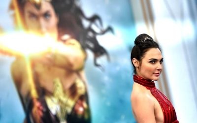 L'actrice Gal Gadot lors de la première de "Wonder Woman" au Pantages Theatre de Hollywood, en Californie, le 25 mai 2017. (Crédit : Alberto E. Rodriguez/Getty Images/AFP)