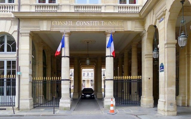 Le Conseil constitutionnel français, dans le centre de Paris. Illustration. (Crédit : Mbzt/CC BY 3.0/WikiCommons) Le Conseil constitutionnel français, dans le centre de Paris. Illustration. (Crédit : Mbzt/CC BY 3.0/WikiCommons)