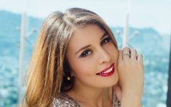 Iroshka Elvir, l'épouse de Salvador Nasralla, candidat à la présidence du Honduras, en juillet 2016. (Crédit : Facebook)