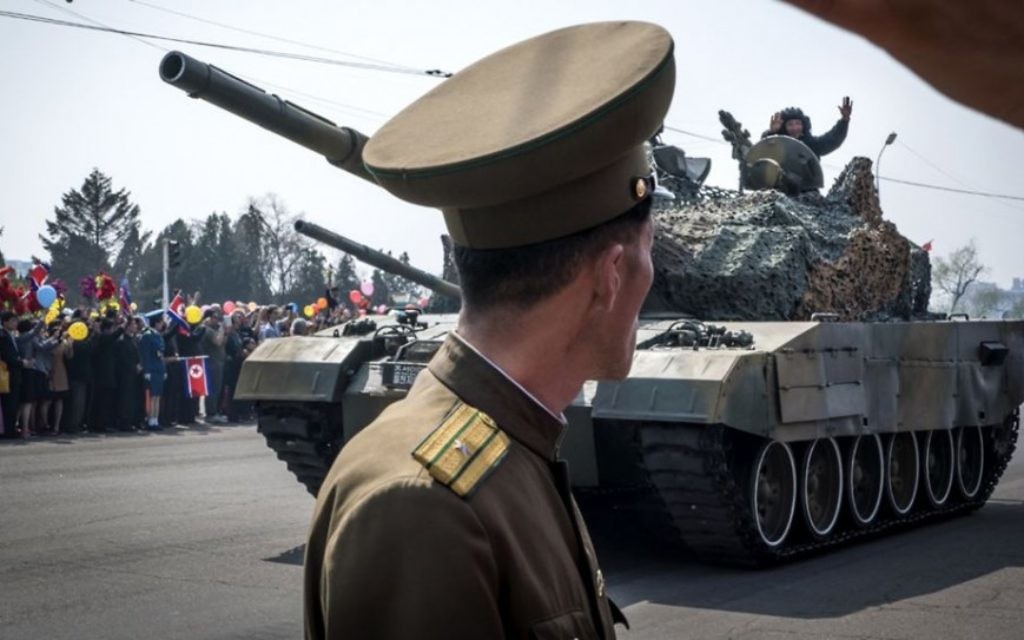 Le 15 avril, le jour de l'anniversaire de Kim Il-sung, est le jour férié le plus important du pays (Crédit : Moshe Shai)