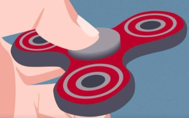 La publicité lancée par l'Académie de la langue hébraïque pour illustrer le concours de l'institution visant à trouver un nom hébreu pour le fidget spinner (Autorisation : Académie de la langue hébraïque) La publicité lancée par l'Académie de la langue hébraïque pour illustrer le concours de l'institution visant à trouver un nom hébreu pour le fidget spinner (Autorisation : Académie de la langue hébraïque)