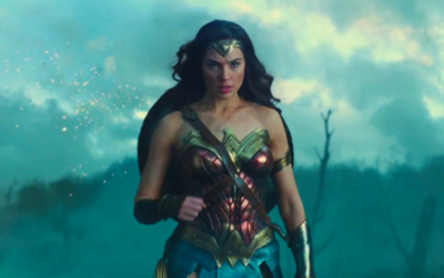 Capture d'écran de Gal Gadot dans  'Wonder Woman', adaptation du DC Comics, qui sortira le 1er juin en Israël  (Autorisation :  'Wonder Woman')
