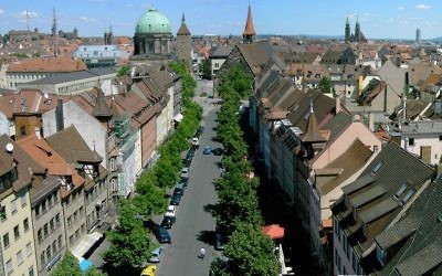 Vue sur le centre historique de Nuremberg. Illustration. (Crédit : Manfred Braun/CC BY-SA 3.0/WikiCommons)