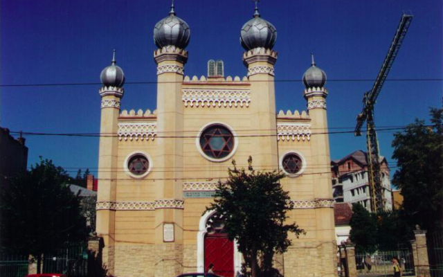 La synagogue de Cluj en Roumanie (Crédit : domaine public)