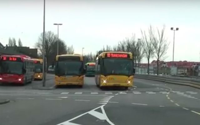 Des bus Egged Bus Systems aux Pays-Bas. Illustration. (Crédit : capture d'écran YouTube)