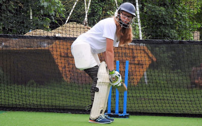 La joueuse de cricket Naomi Eytan (Crédit : Autorisation)