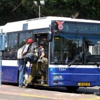 Illustration : Un bus de la compagnie Dan. (Crédit : Yossi Zeliger/Flash90)