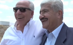 Shlomi Fogel et Kasey Mitbichi, deux hommes d'affaires, un Jordanien et un Israélien se réjouissent de la construction d'un pont entre leur deux pays (Crédit: capture d'écran Arte)