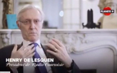 Henry de Lesquen, ancien président de Radio Courtoisie. (Crédit : capture d'écran Youtube)